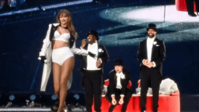 Taylor Swift was carried and made up by Travis Kelce